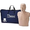PRESTAN PP-AM-100M-MS Professional Adult CPR-AED Training Manikin with Feedback, Medium Skin, MCR Medical