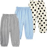 Easygou Kids Elastic Basic Harem Trousers Unisex Baby Boys Girls Casual Cotton Linen Loose Long Baggy Pants Toddler Clothes