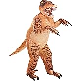 Dinosaur Halloween Costume Plus Size Adult | Velociraptor Dino Outfit | Prehistoric Jurassic Period Cosplay