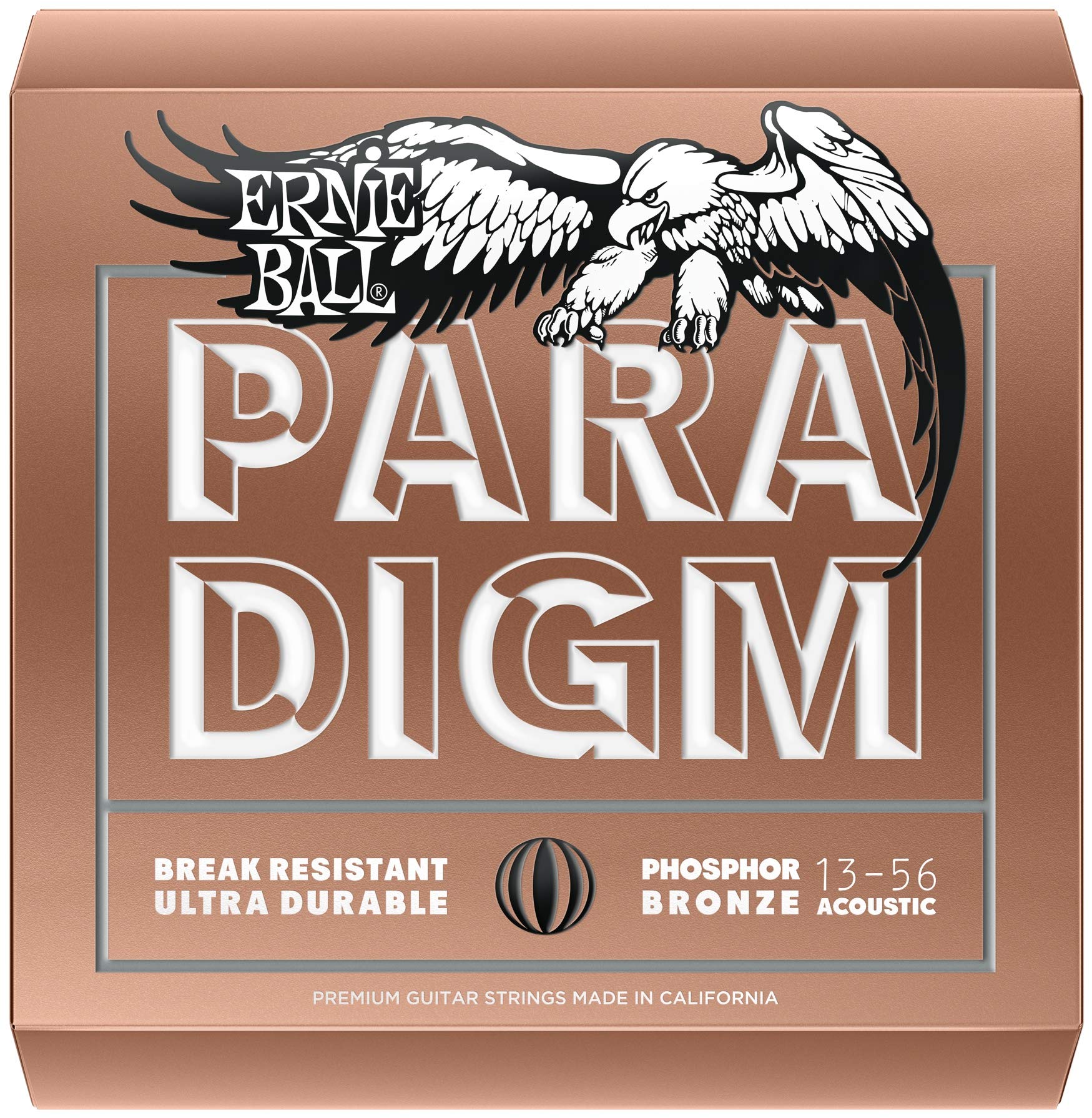 Ernie Ball Paradigm Medium Phosphor Bronze Acoustic Guitar Strings - 13-56 Gauge