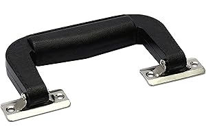 TCH Hardware Black Plastic Briefcase Handle - Attache Luggage Guitar Music Case Grab