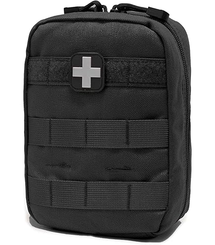 Relikee Kits De Supervivencia De Emergencia, Kit De Primeros Auxilios Táctico Para Emergencias Militares, Bolsa Molle EMT IFAK, Kit De Control De Cansancio Para Acampar, Senderismo, Caza