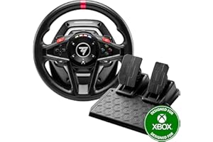 Thrustmaster T128 - Force Feedback Racing Wheel with Magnetic Pedals - for Xbox Series X|S/Xbox One/PC