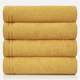 GC GAVENO CAVAILIA Large Towel Bath Sheet 75x135 cm 450 GSM Ochre