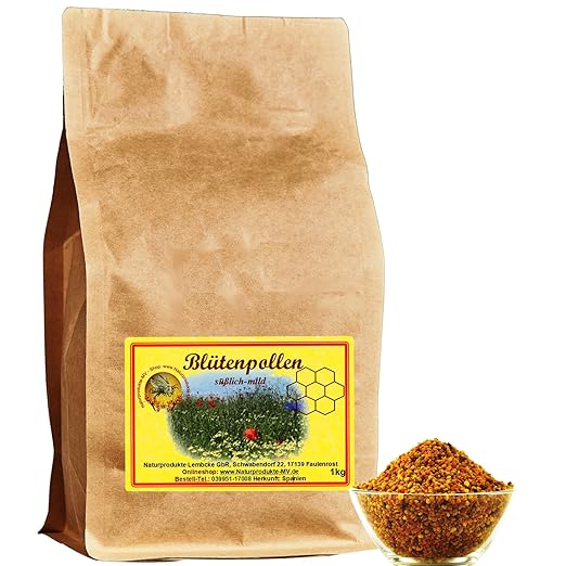 Blütenpollen 1 kg -süßlich/mild- Premium geprüfte Qualität Herkunft: Spanien