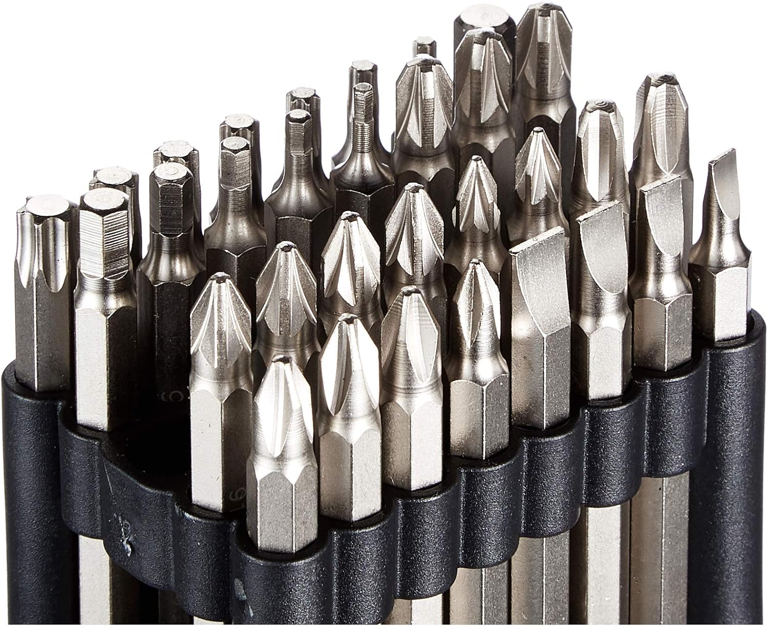 KS Tools 911.755 1/4-inch 75mm Classic Bit Set (32 Pieces), Multicolor, Variety pack - Image 4