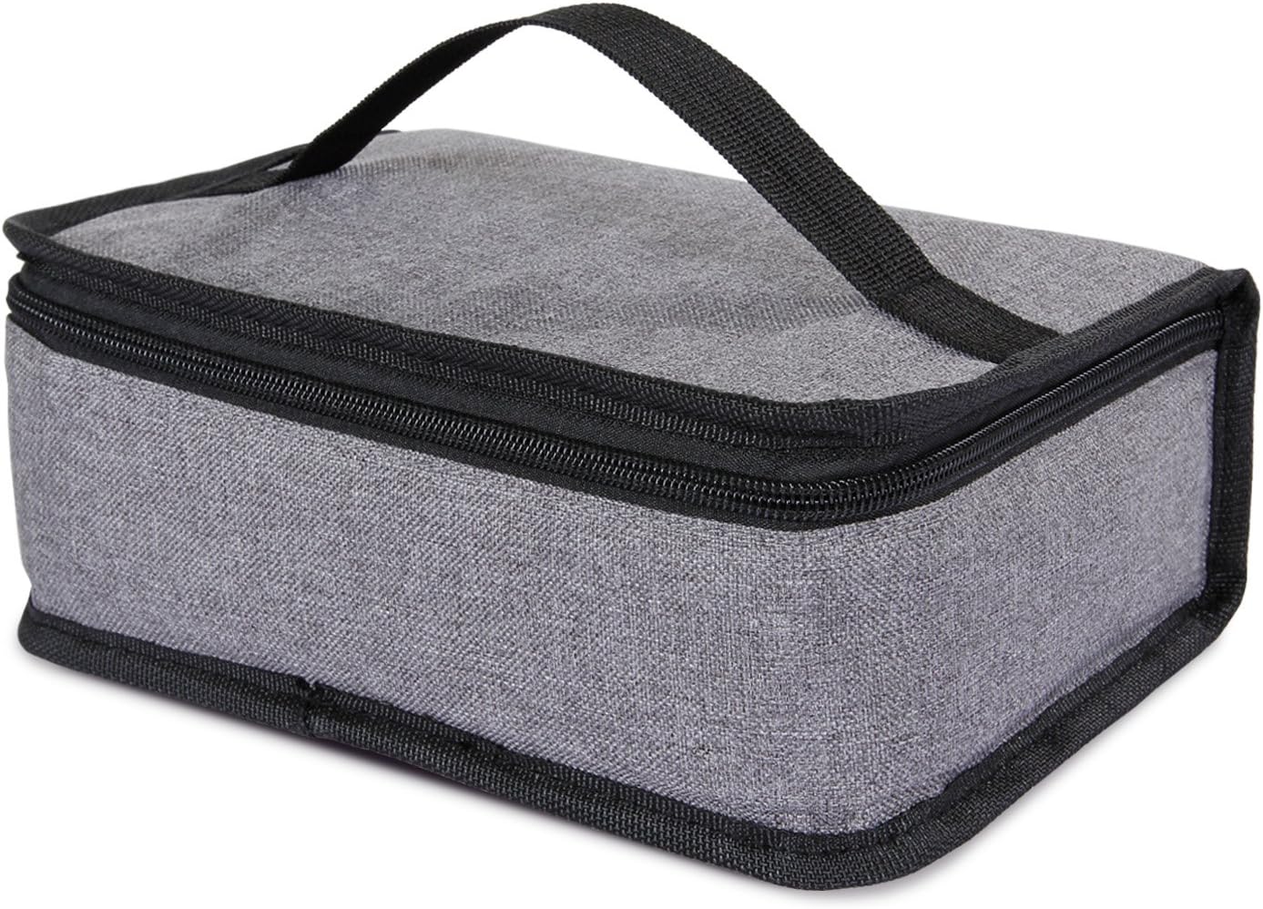 Borsa Termica Porta Pranzo Premium Umami - Ideale Per Ufficio, Picnic, Grigio - Foto 5