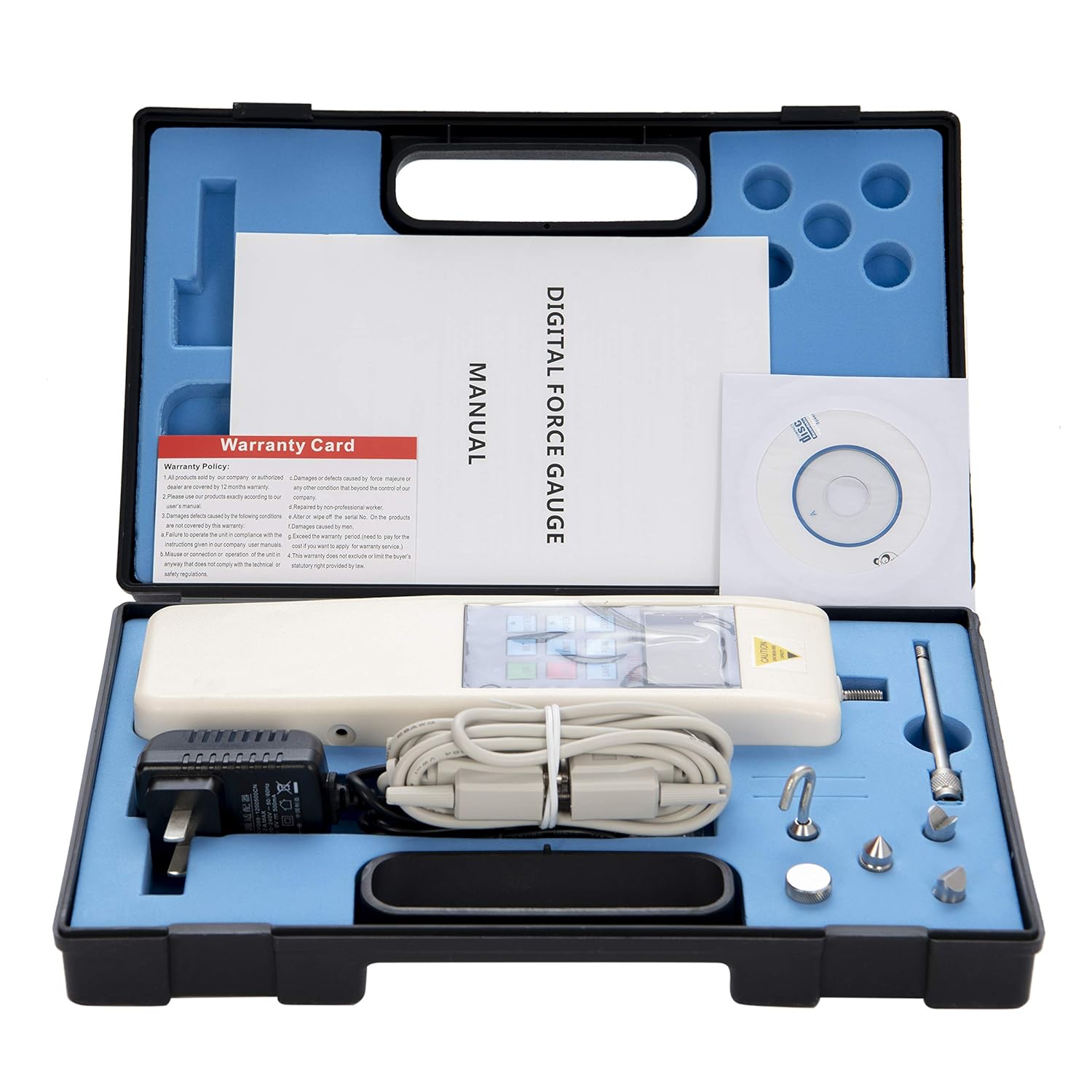 Beslands HF50 Digital Force Gauge Push Pull Gauge Tester Dynamometer