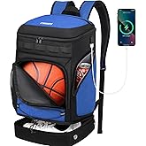 Ciihars Basketball Backpack Bag Large Sports Bag with Separate Ball holder & Shoes compartment, Best for Basketball, Soccer,Volleyball,Gym