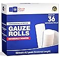Gauze Rolls 3 inch 36 Rolls – Premium Quality Lint and Latex-Free Rolled Gauze 3 inches x 4.1 Yards - Conforming Stretch Bandages Designed for Effective Wound Care & Comfort