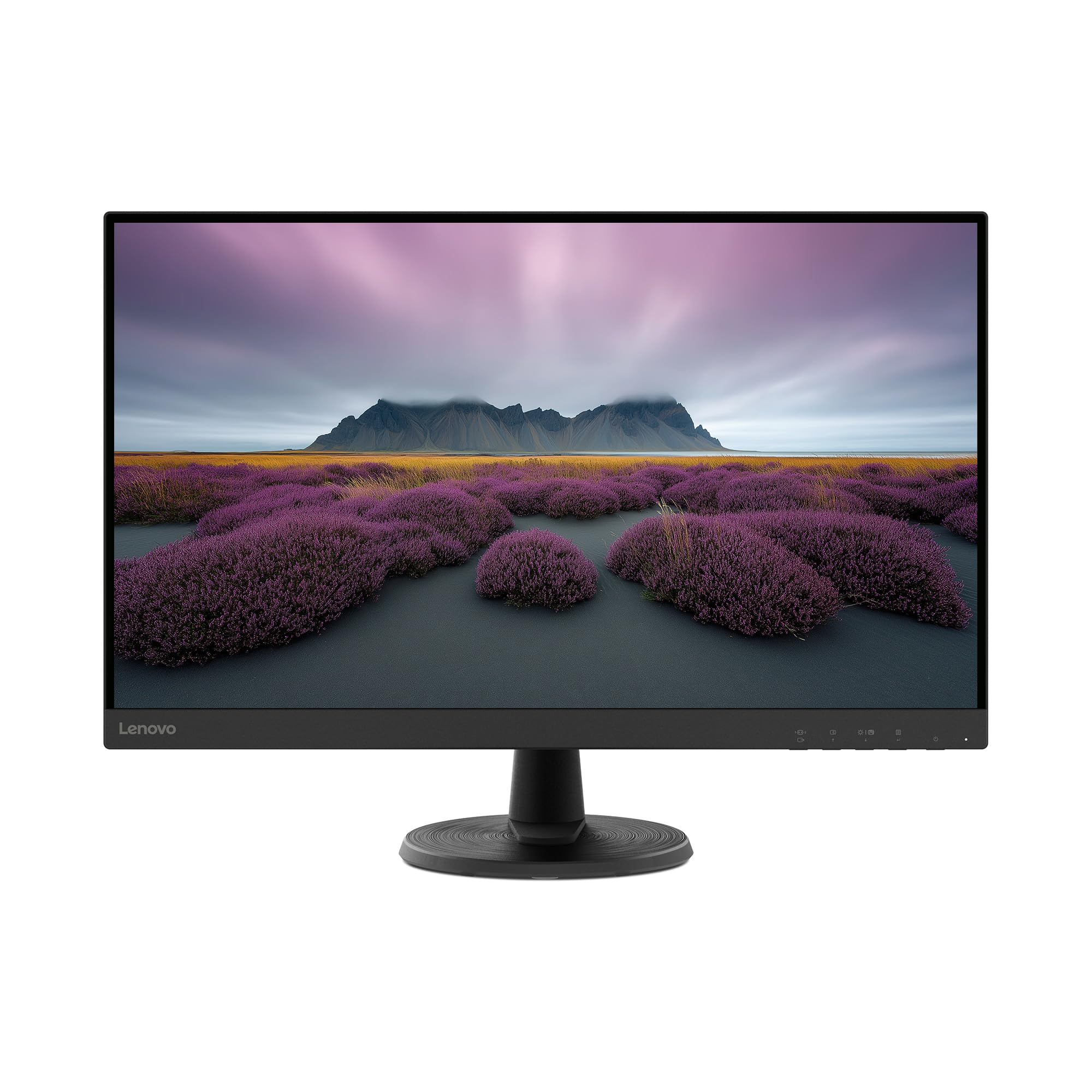 Photo 1 of Lenovo D27-40 Monitor - All-in-One Monitor - 27" FHD Display - 75Hz Refresh Rate - Natural Low Blue Light - AMD FreeSync™ - 0.4ms MPRT - Raven Black - Tilt Stand