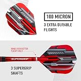 Harrows Ace Rubber Brass Steel Tip Darts Set 20-26g with Travel Case view 6