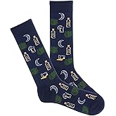 K BELL Men's Fun Food & Drink Crew Socks