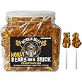 Buffalo Bills Honey Bears On A Stick (48-ct tub wrapped Honey suckers made with real honey)