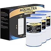 AQUALTRA Spa Filter Compatible with PWK30, C-6430, FC-3915, SD-00328, Watkins 31489, 71825, P/N0969601, 30 sq.ft. 5 7/8" x 10 1/2" Drop in Hot Tub Filter 3 Pack