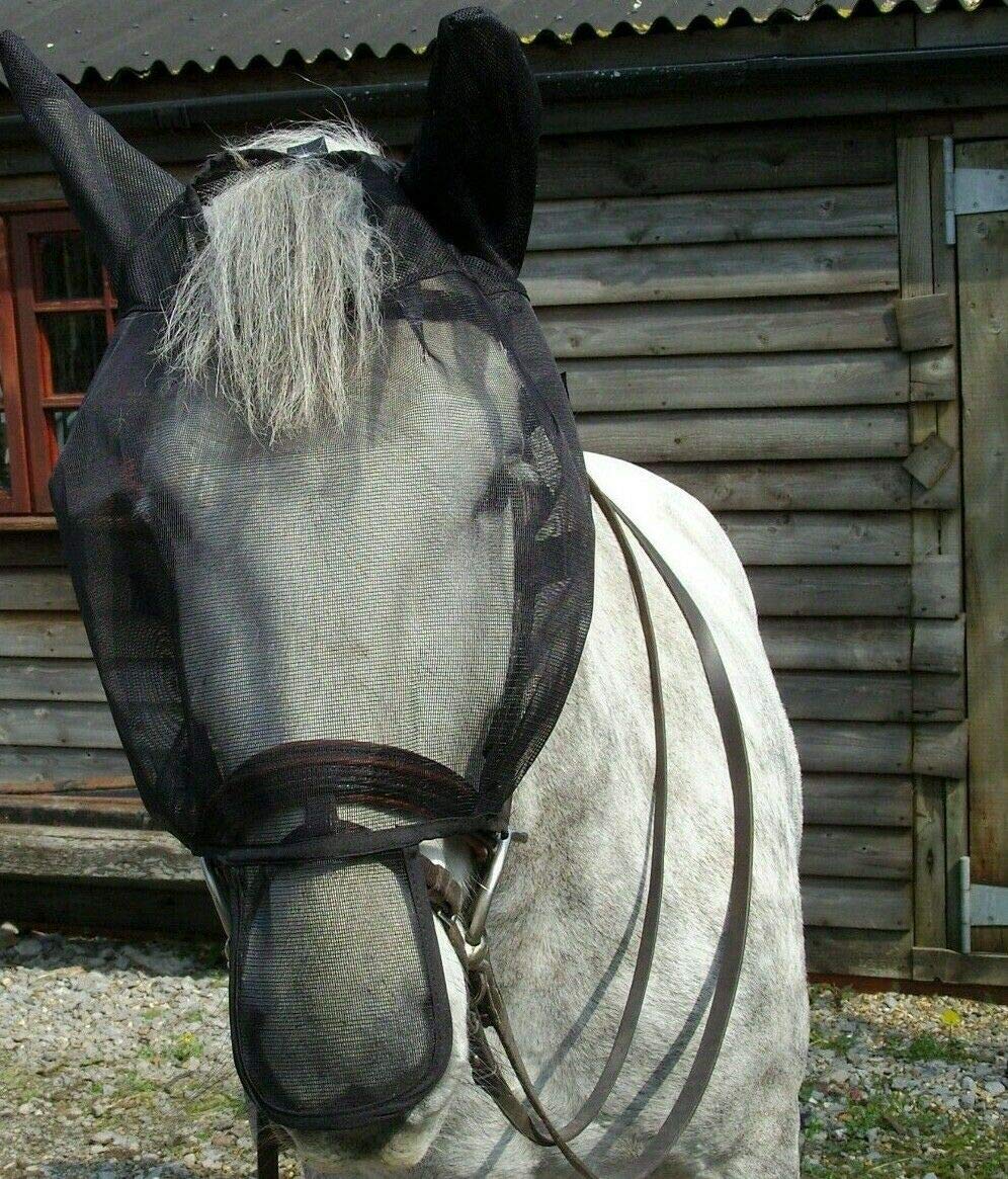 Gee Tac Horse Fly Riding Mask Full Face Ears Nose - FULL