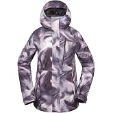Volcom Women's V.co Aris Insulated Gore-tex Relaxed Fit Mid Length Pullover Snowboard Jacket