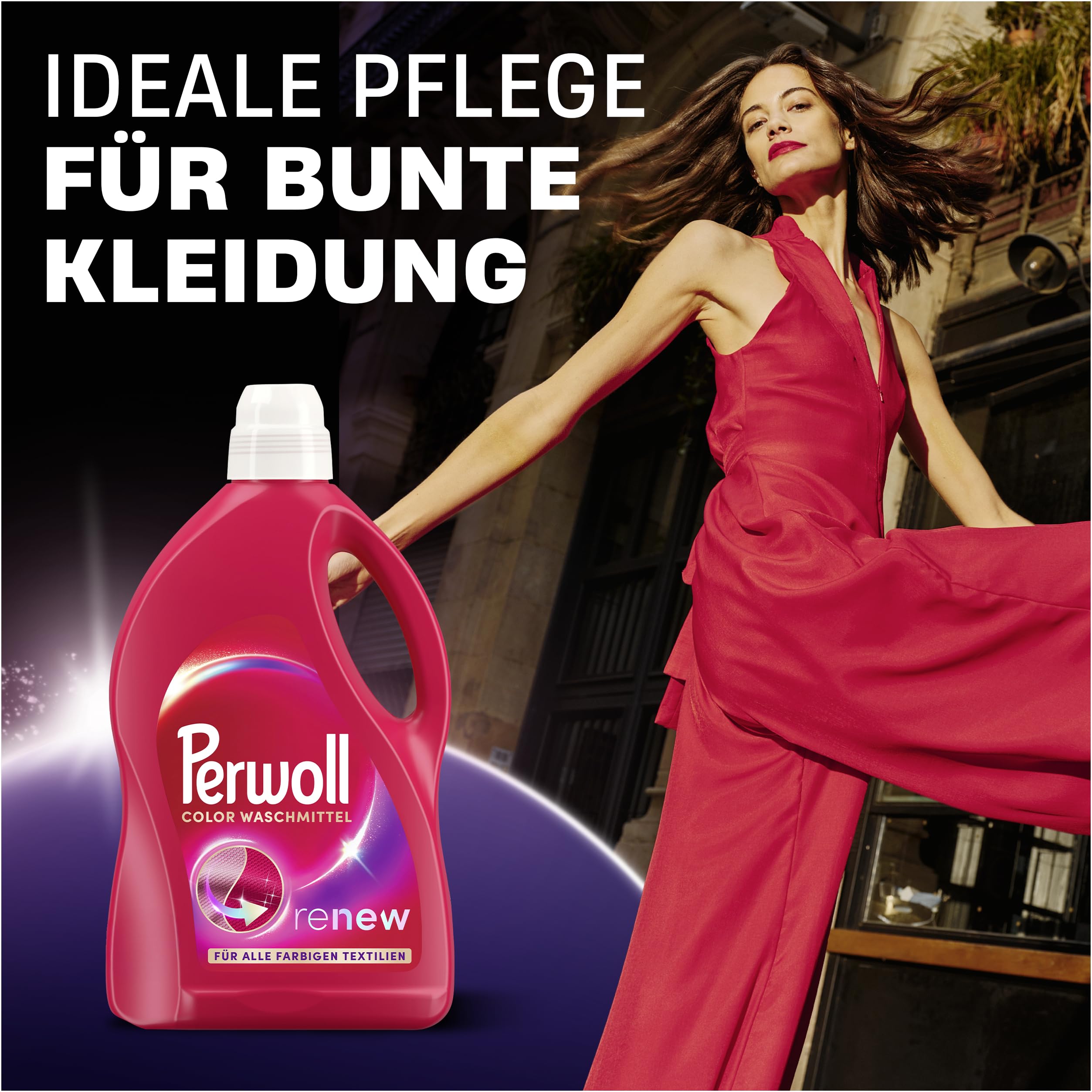 Perwoll Renew Color Waschmittel (52 Waschladungen), Feinwaschmittel reinigt sanft und erneuert Farben und Fasern, für alle farbigen Textilien, Color Waschmittel mit Dreifach-Renew-Technologie 6