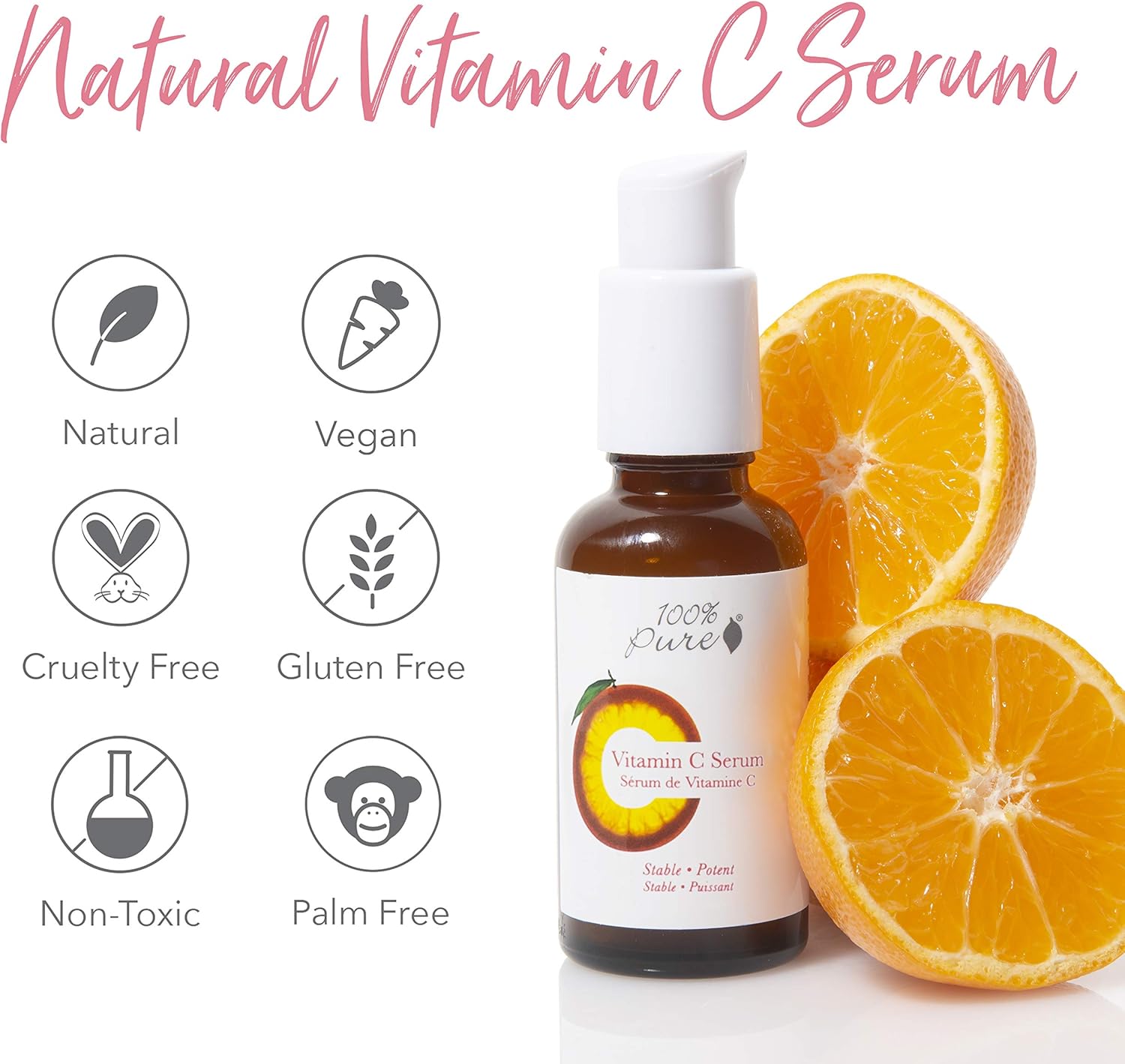 100 percent pure vitamin c serum