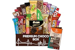 Ceres Gourmet International Chocolate Variety Box 21 Pcs, Full-Size Foreign Chocolates and Candies and Bars, Assorted Exotic Turkish Candy Snacks from Around The World (Midi)