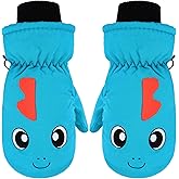 Boao Kids Snow Ski Mittens Winter Gloves Warm Waterproof Mittens Gloves for Girls and Boys
