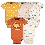 Gerber Unisex Baby 5-Pack Short Sleeve Variety