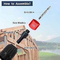 Hole Saw Drill Bit LAIWEI HSS Hole Cutter with