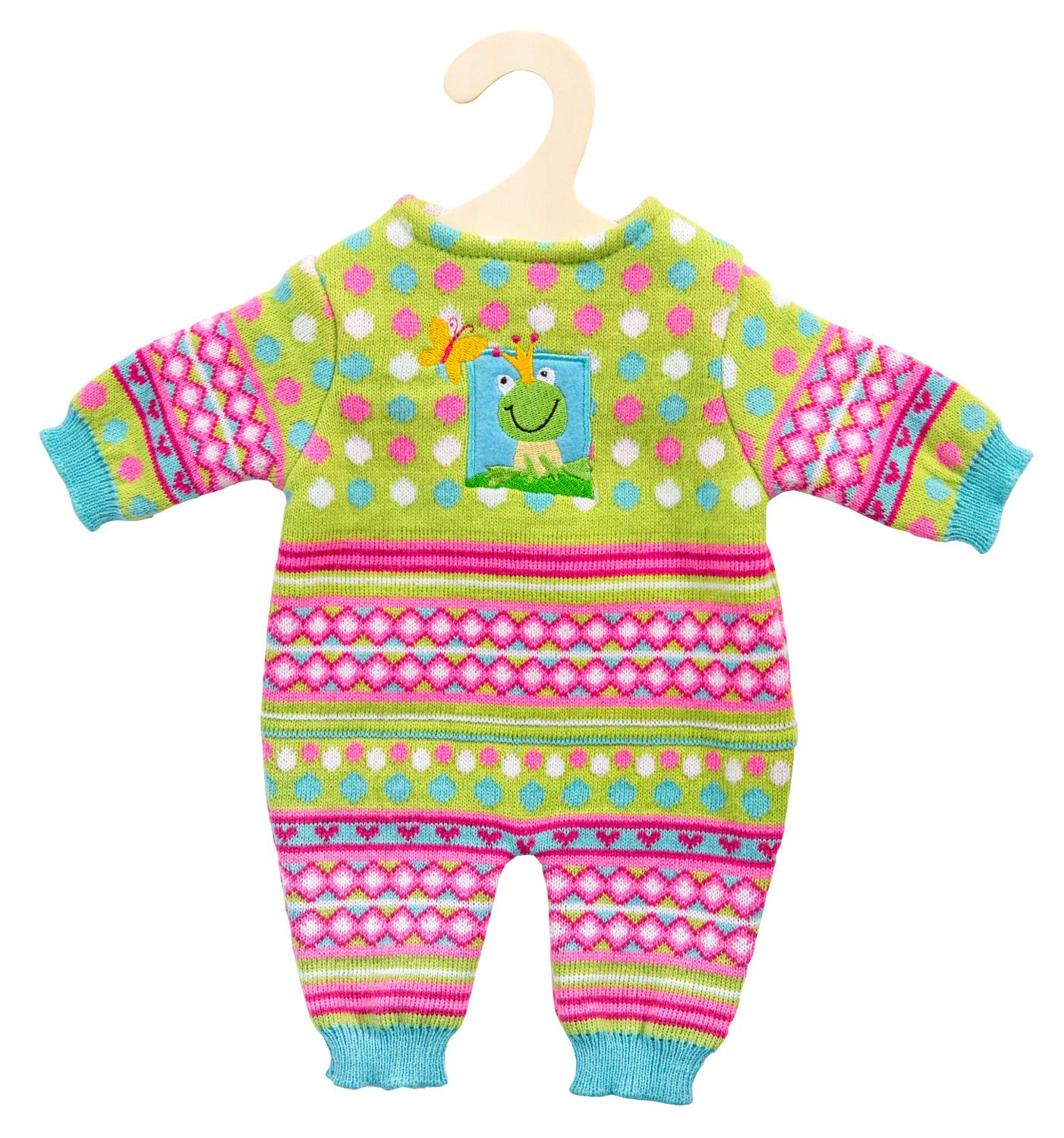 Heless 2666Heless Froggy Knitted Romper for Doll