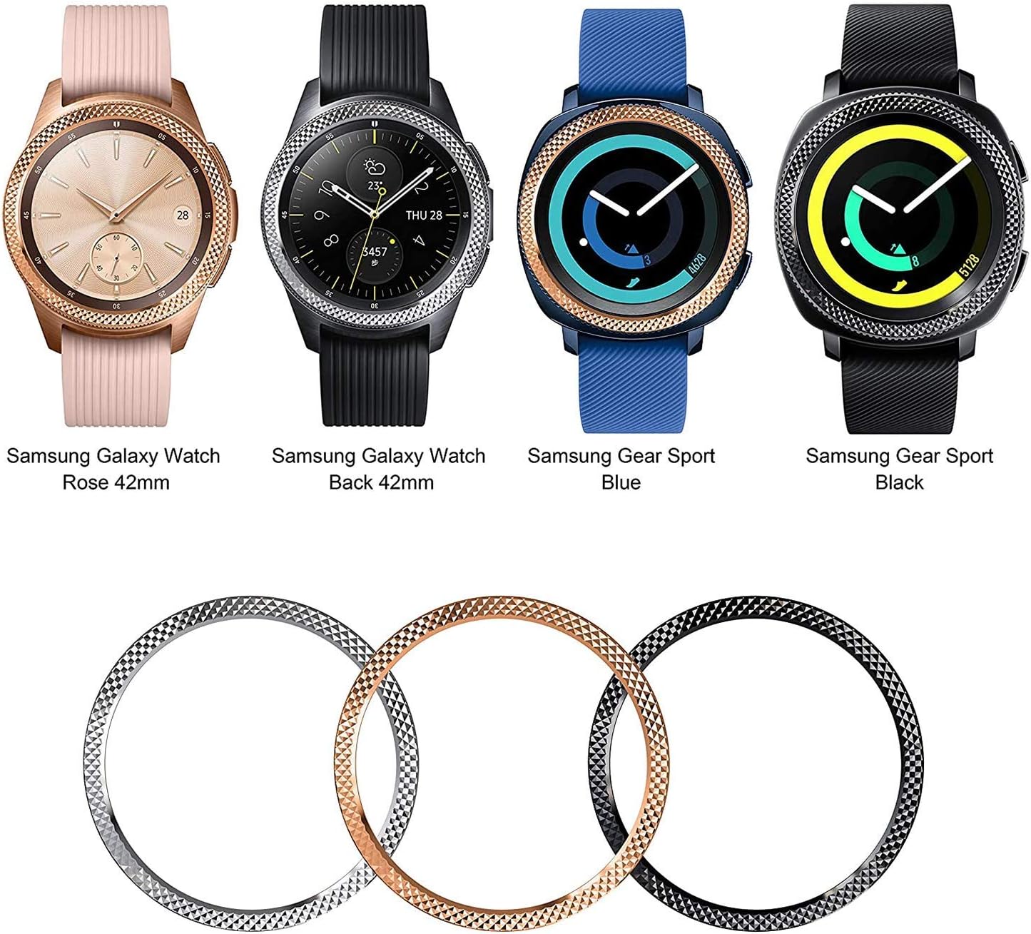 DEALELE Strap Compatible with Samsung Gear Sport/Galaxy Watch 42mm / Galaxy Watch 4 Classic (42mm) - Image 4