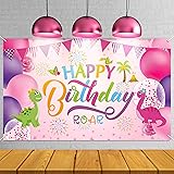 Sumind Dinosaur Happy Birthday Backdrop, Dinosaur