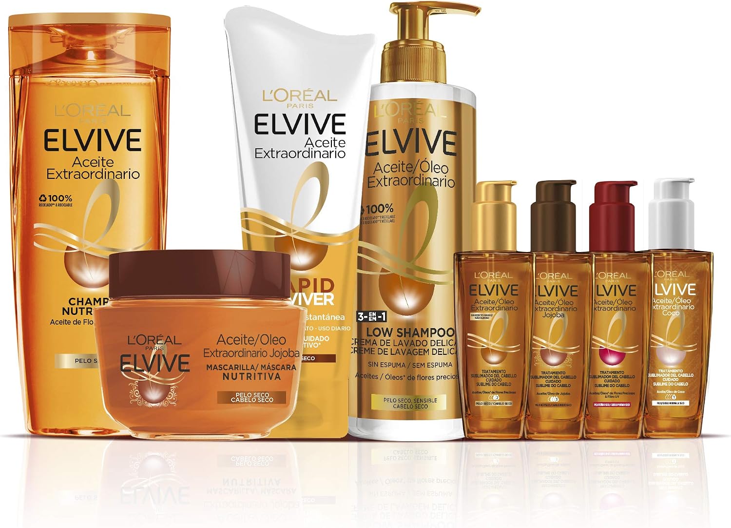 L'Oreal Paris Elvive Extraordinary Oil Nourishing Shampoo for Dry Hair 370 Ml, Cranberry, Floral, No Color, 370 ml (Pack of 1) - Image 5