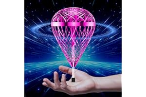 Tikduck 2025 Flying Bouncing Ball Toy - USB Rechargeable, Hand-Controlled with 3D Flips & Multi-Player Fun - Interactive Orb Toy for Kids, Teens & Adults - Indoor & Outdoor Play (Purple)