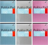 Pukka Pad A4 Refill Notepad 160 Pages 80GSM 8mm Ruled Tape Bound 4-Hole Pack 6