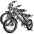 SMARTRAVEL Electric Bike 1000W Peak Brushless Motor with 15Ah Battery,Shimano 7 Speed Gears,Up to 28MPH E Bike for Commute Mountain Beach Snow Riding,20" Fat Tire for Adults,DK400
