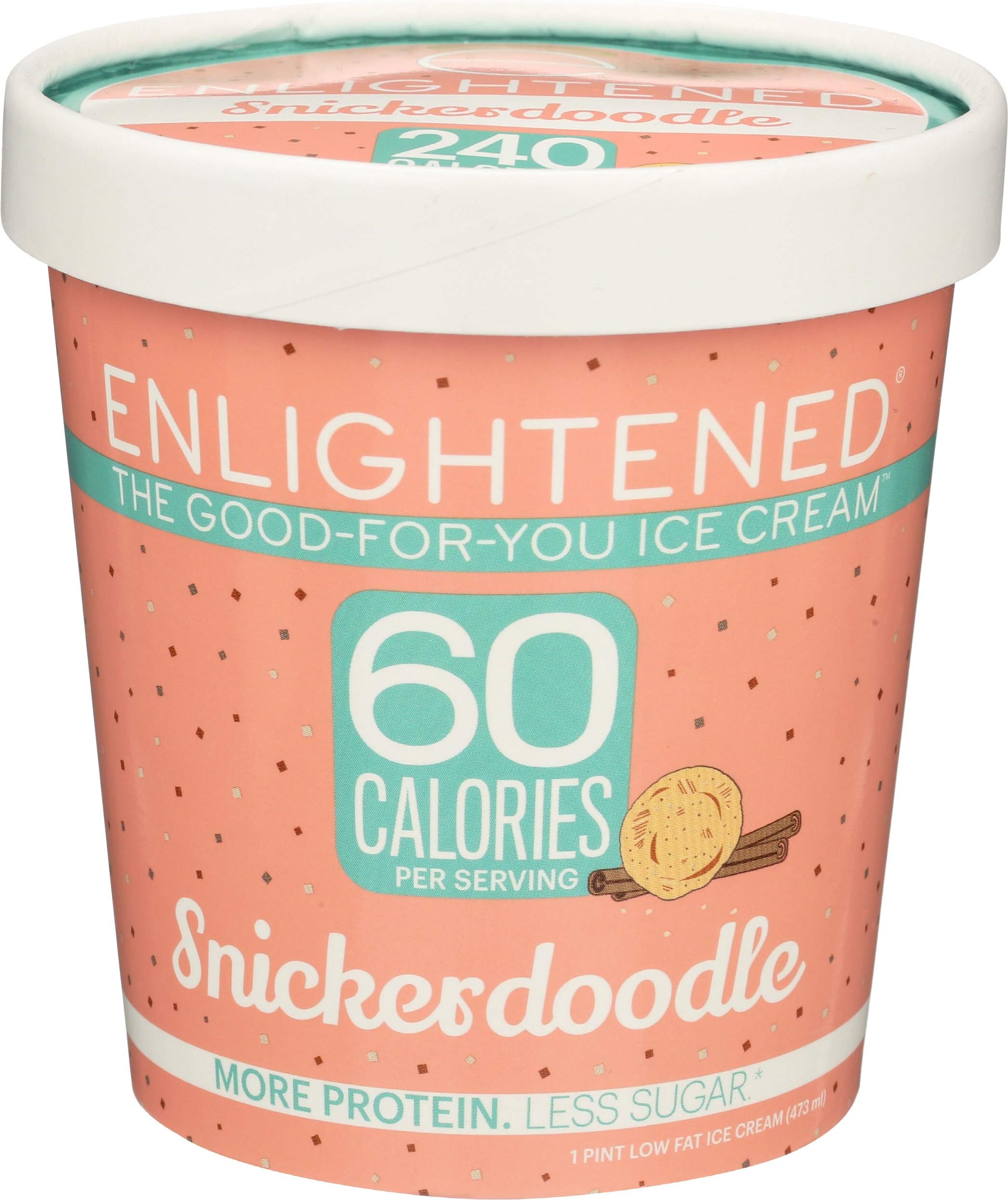 Enlightened, Ice Cream Snickerdoodle, 16 Ounce