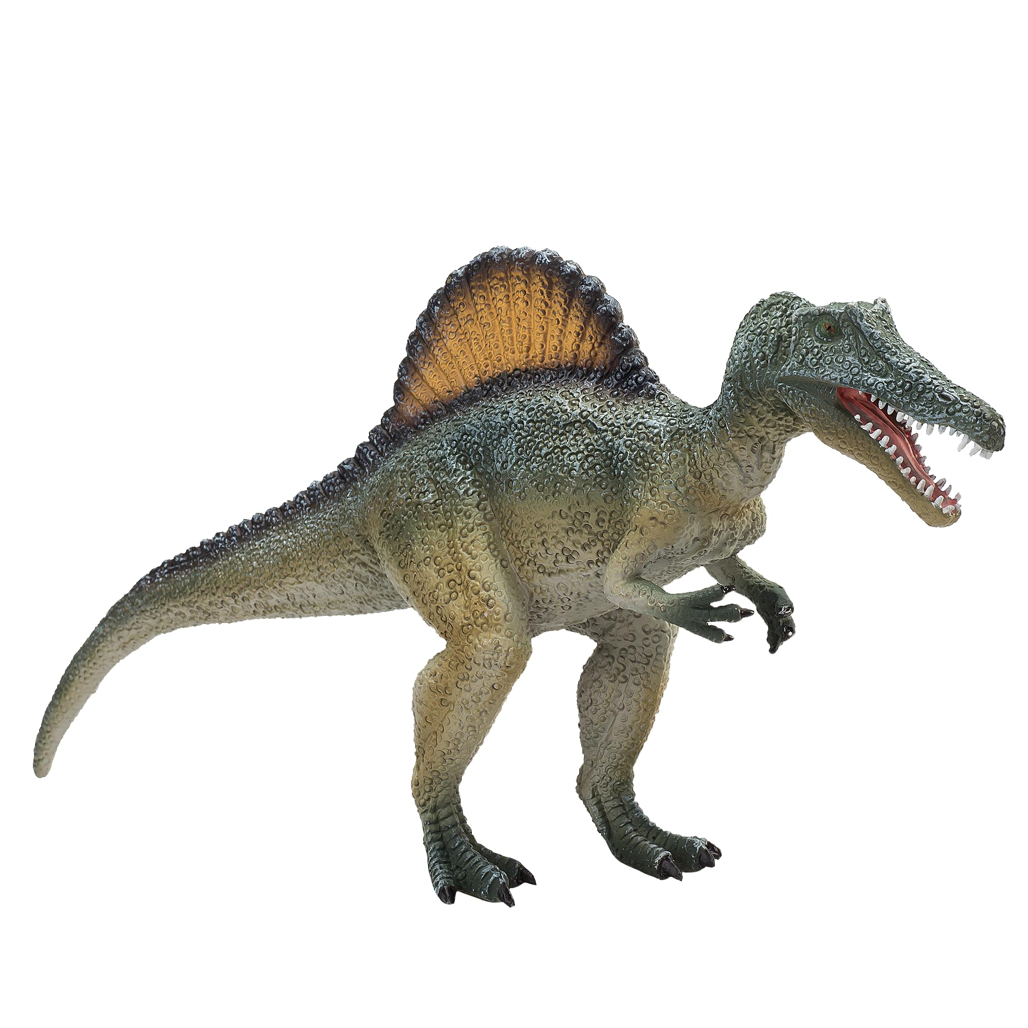 MOJO - Spinosaurus | Moving Jaw Feature | Hand-Painted Toy Figure | Prehistoric Life Collection | True to Life & Highly Detailed | Designed in UK