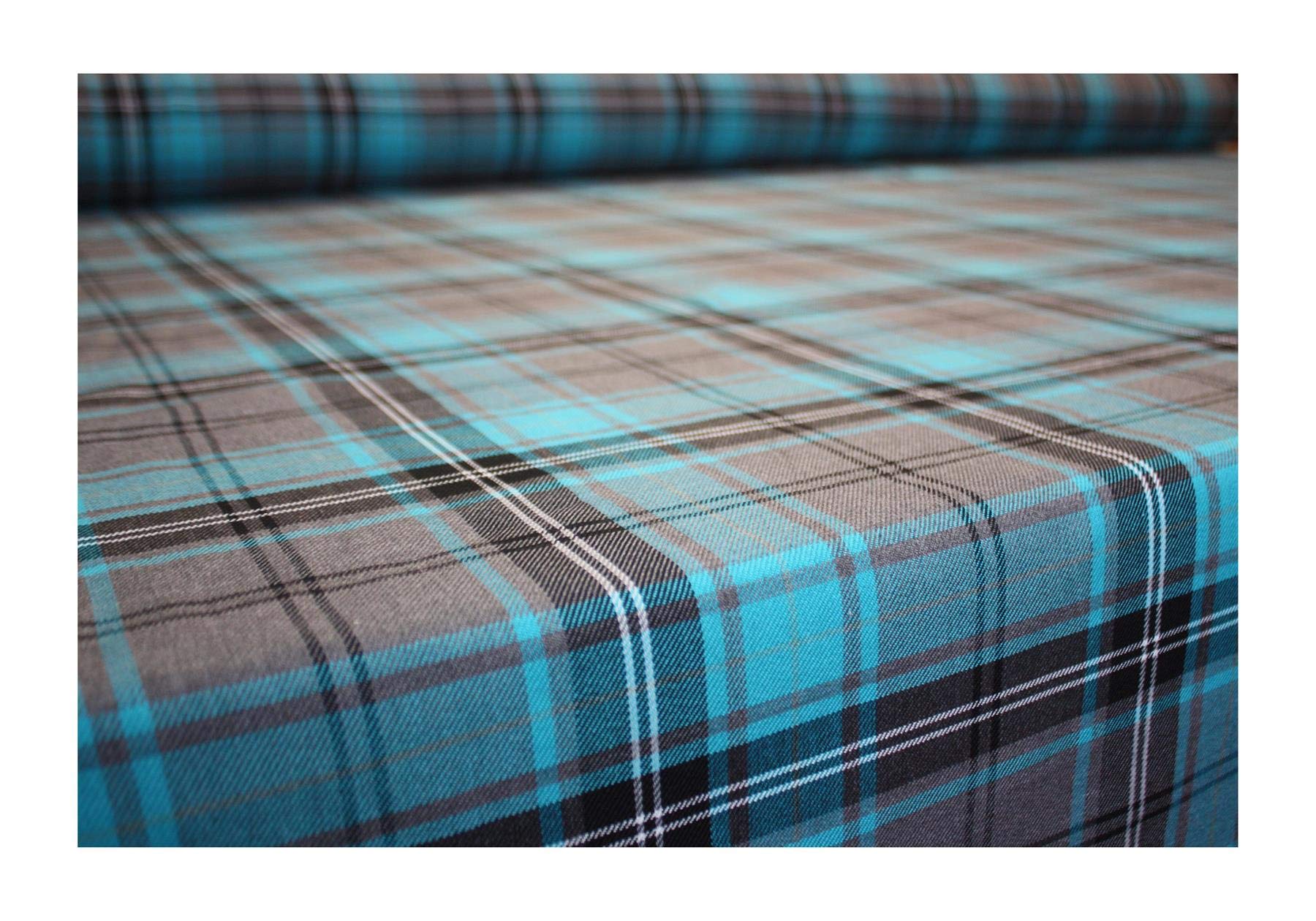 The Dragons Den 145 x 200 cm Traditional Tartan Polyviscose Rectangle Tablecloth Burns Night Christmas Hogmanay Home Decoration [Balmoral]
