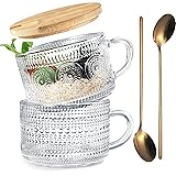 2 Pcs Vintage Coffee Mugs, Overnight Oats