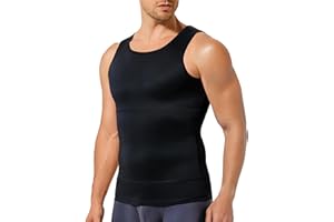 TAILONG Compression Shirt Men Shapewear Slimming Body Shaper Vest Compression Tank Top Undershirt