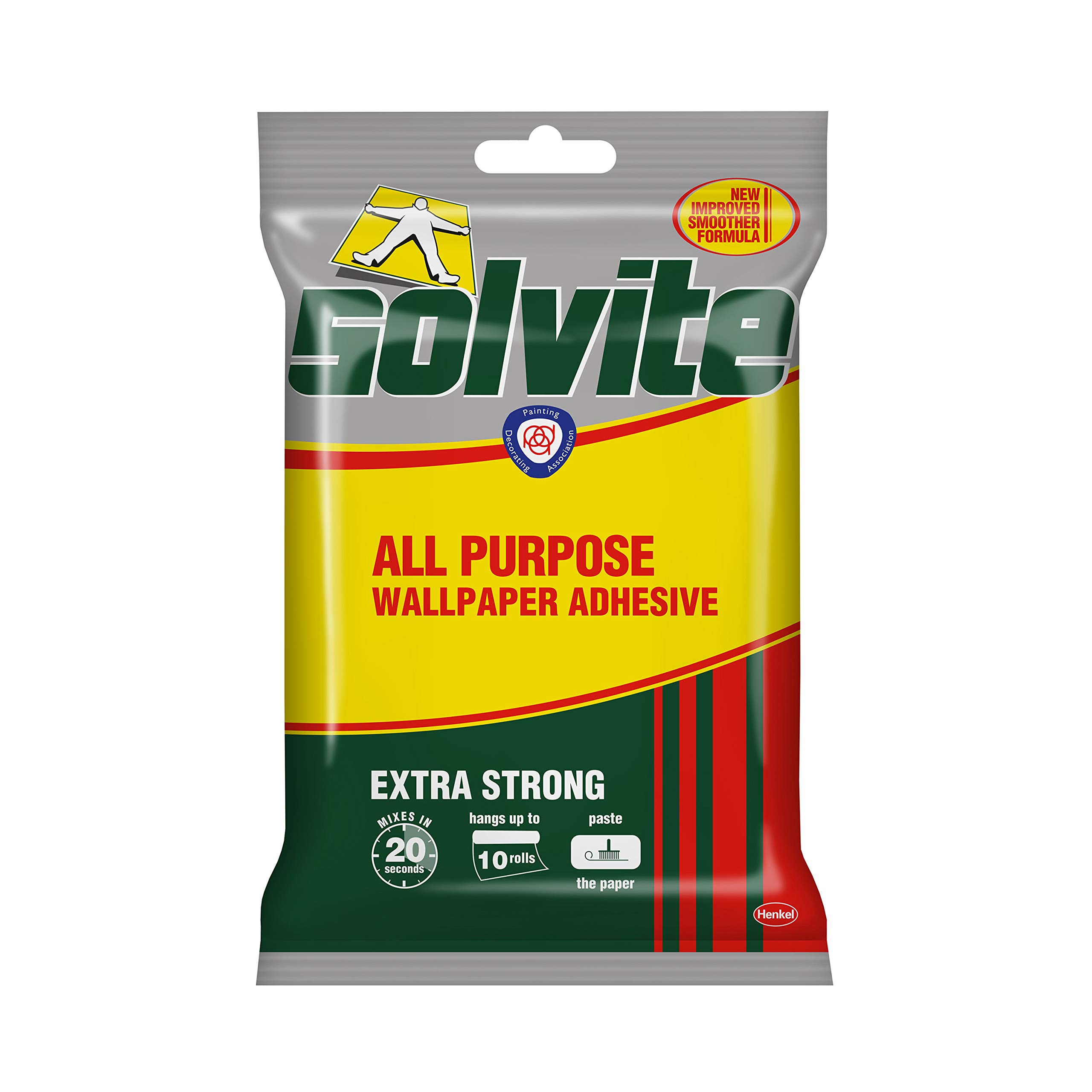 Solvite All Purpose Wallpaper Adhesive Reliable Adhesive For Wallpaper All Purpose Adhesive With Long Lasting Results Wallpaper Paste Hangs Upto 10 Rolls 1 X 185 G Sachet Buy Online In Guernsey At Guernsey Desertcart Com Productid