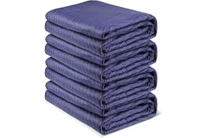 Olympia Tools 4-Pack Heavy Duty Padded Moving Blanket, 72 x 80 in, Packing Blankets for Moving