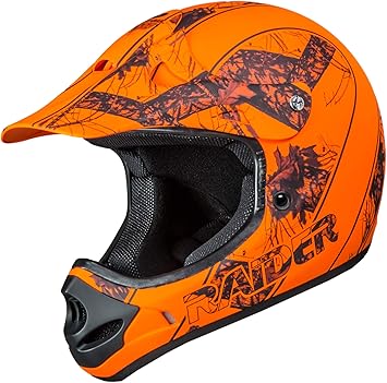 orange mx helmet