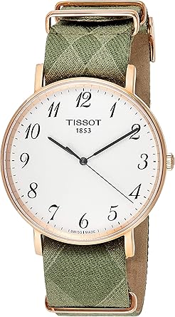 TISSOT RELOJ DE HOMBRE CUARZO 42MM CORREA DE NYLON COLOR VERDE T1096103803200