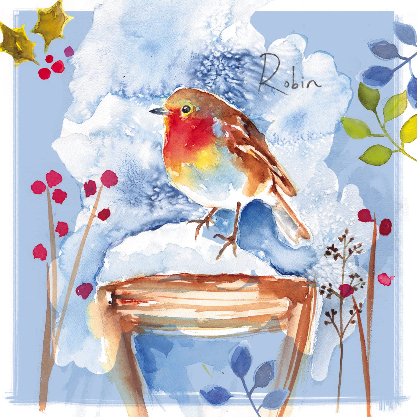 Box of 20 Robin & Stag Fairdeal Charity Christmas Cards In 2 Designs Boxed Xmas CHA0003