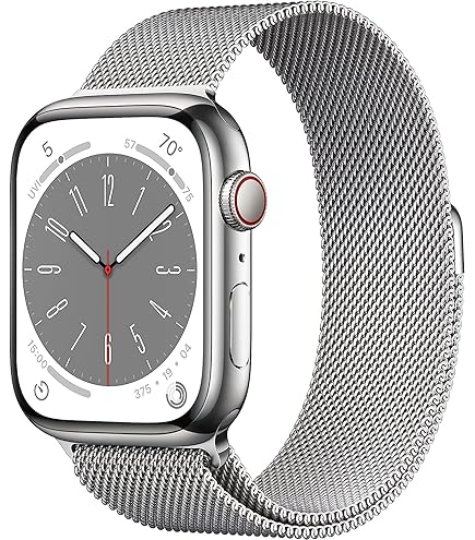 Amazon.com: Apple Watch Series 8 [GPS + Cellular, 41mm] - Silver