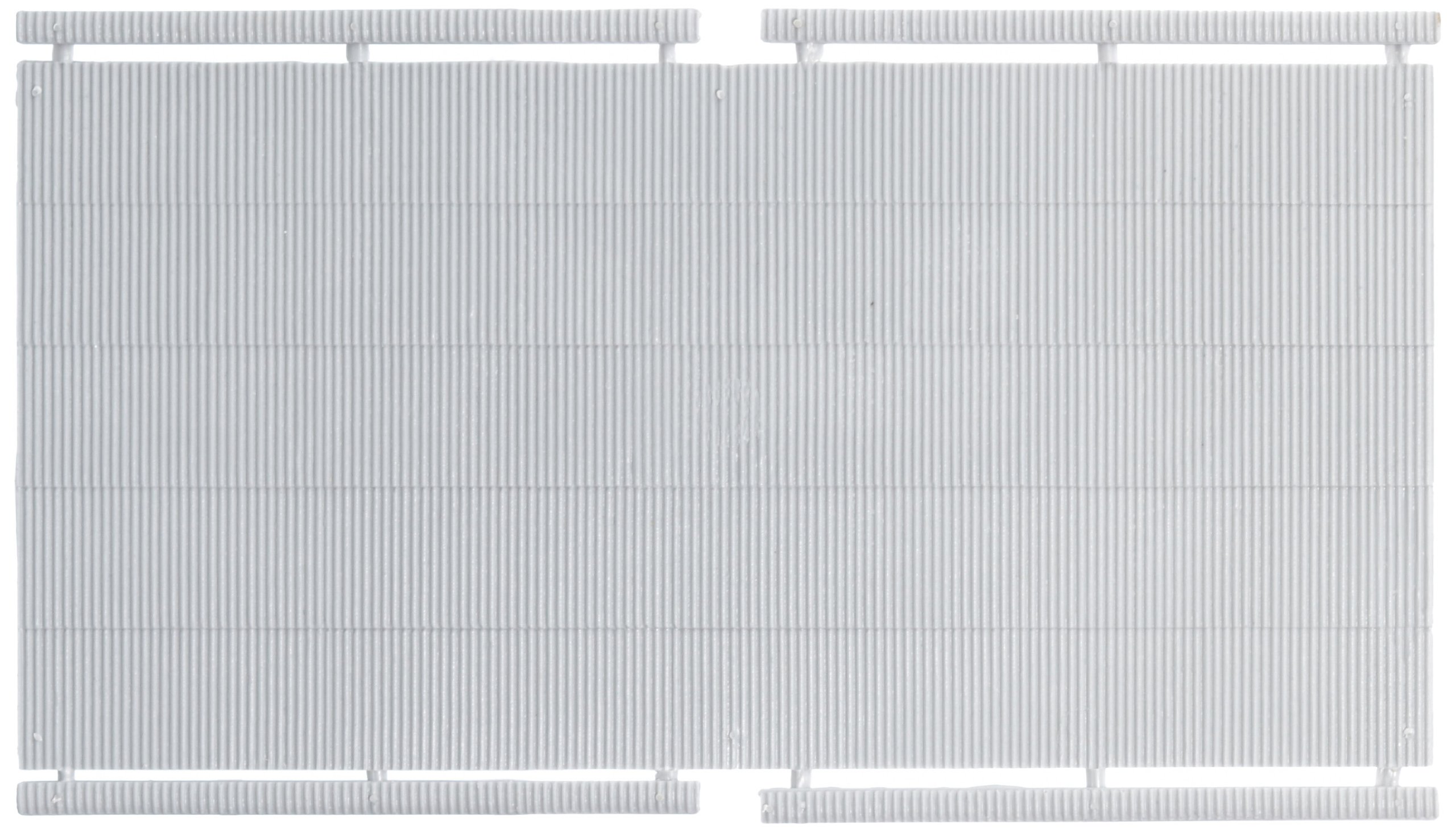 H0 Corrugated cement asbestos with ridge capping