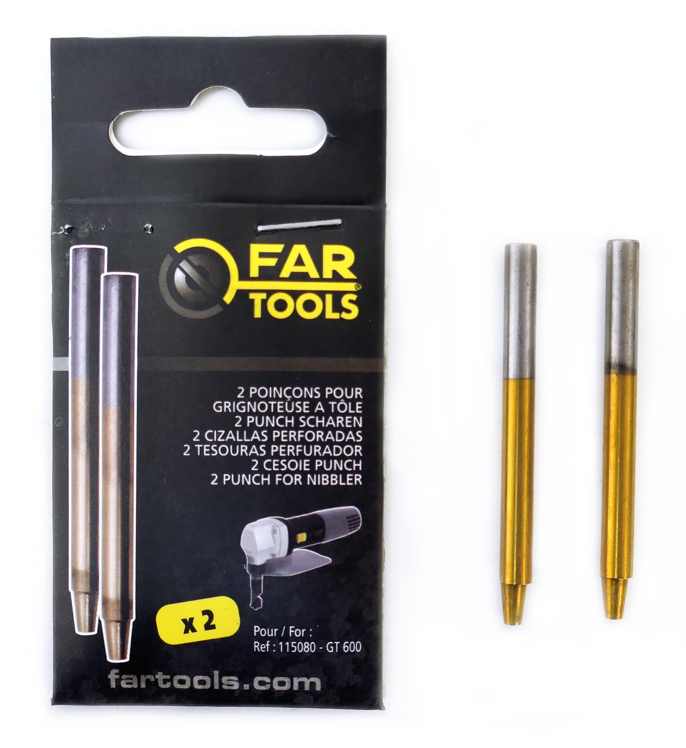 Fartools 115081 2 Punches for Nibbler 115080