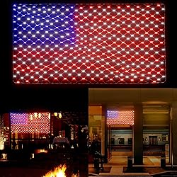 Leisure world 384 LEDs American Flag Net