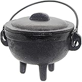 Govinda - Cast Iron Cauldron: 4 1/2" Diameter Plain