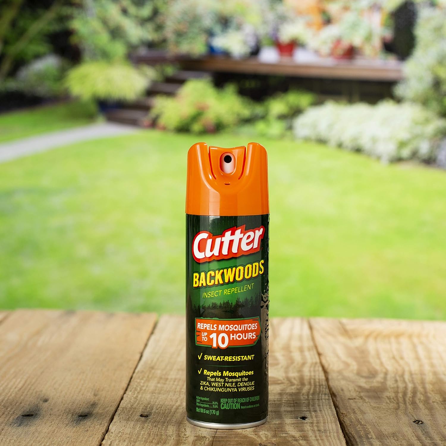 Cutter Backwoods Insect Repellent Aerosol 6 oz: Garden & Outdoor